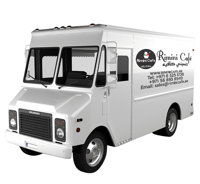 Rimini Gelato Delivery Van